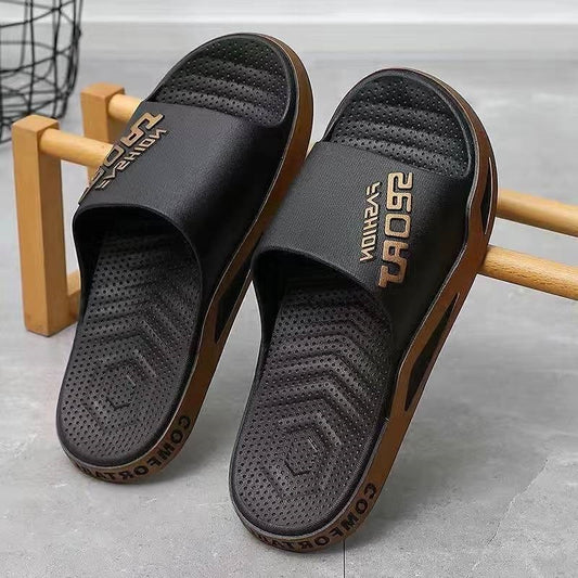 Versatile Unisex Summer Beach & Bathroom Non-Slip Slippers: Stylish & Durable PVC Footwear - Goodoo